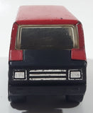 Vintage 1979 Tonka Cargo Van Red and Black Pressed Steel and Plastic Toy Car Vehicle Made in Hong Kong