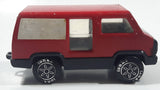 Vintage 1979 Tonka Cargo Van Red and Black Pressed Steel and Plastic Toy Car Vehicle Made in Hong Kong
