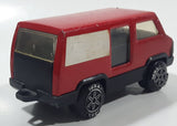 Vintage 1979 Tonka Cargo Van Red and Black Pressed Steel and Plastic Toy Car Vehicle Made in Hong Kong