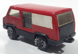 Vintage 1979 Tonka Cargo Van Red and Black Pressed Steel and Plastic Toy Car Vehicle Made in Hong Kong