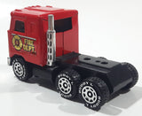 Vintage 1980 Buddy L Mack #1 Fire Truck Red Pressed Steel and Plastic Toy Car Vehicle Made in Japan