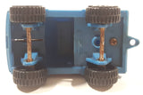 Vintage 1984 Buddy L Pickup Truck with Cap Blue and White Pressed Steel and Plastic Toy Car Vehicle
