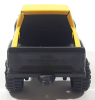 Vintage 1984 Buddy L Pickup Truck with Cap Construction Yellow and Black Pressed Steel and Plastic Toy Car Vehicle