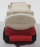 Rare Vintage KY Kai Yip Steel Roder Shell Tank Tanker Fuel Truck Red and White Pressed Steel and Plastic Toy Car Vehicle