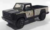Rare Vintage 1980s Tonka Pickup Truck Flamingo Black Pressed Steel and Plastic Toy Car Vehicle Made in Mexico