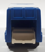 Vintage 1980 Buddy L Mack Sanitation Dump Truck White and Blue Pressed Steel and Plastic Toy Car Vehicle Made in Macau