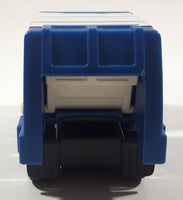 Vintage 1980 Buddy L Mack Sanitation Dump Truck White and Blue Pressed Steel and Plastic Toy Car Vehicle Made in Macau
