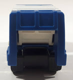 Vintage 1980 Buddy L Mack Sanitation Dump Truck White and Blue Pressed Steel and Plastic Toy Car Vehicle Made in Macau