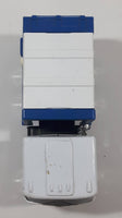 Vintage 1980 Buddy L Mack Sanitation Dump Truck White and Blue Pressed Steel and Plastic Toy Car Vehicle Made in Macau