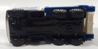 Vintage 1980 Buddy L Mack Sanitation Dump Truck White and Blue Pressed Steel and Plastic Toy Car Vehicle Made in Macau