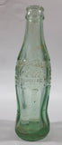 Rare Vintage 1937 to 1952 Coca Cola Sacramento California 7 3/4" Tall 6 Fl Oz. Green Tinted Thick Heavy Embossed Glass Bottle D-105529