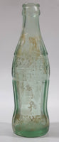 Rare Vintage 1937 to 1952 Coca Cola Tacoma Washington 7 3/4" Tall 6 Fl Oz. Green Tinted Thick Heavy Embossed Glass Bottle