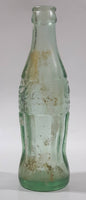 Rare Vintage 1937 to 1952 Coca Cola Tacoma Washington 7 3/4" Tall 6 Fl Oz. Green Tinted Thick Heavy Embossed Glass Bottle