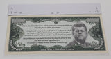 JFK John F. Kennedy 1,000,000 United States of America Novelty Paper Cash Money Note Token