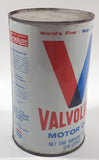 Vintage Valvoline Motor Oil One Imperial Quart 1.14 Litre Metal Can FULL Still Sealed Never Opened