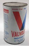 Vintage Valvoline Motor Oil One Imperial Quart 1.14 Litre Metal Can FULL Still Sealed Never Opened