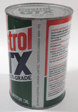 Vintage Castrol GTX Super Multi-Grade 10W-40 1 Litre Motor Oil Metal Can FULL Still Sealed Never Opened