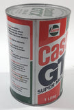 Vintage Castrol GTX Super Multi-Grade 10W-40 1 Litre Motor Oil Metal Can FULL Still Sealed Never Opened