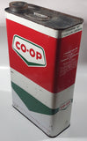 Vintage Federated Co-Operatives Limited Co-op Motor Oil One Imperial Gallon Metal Can