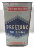 Vintage Prestone Brand Anti-Freeze One Imperial Gallon Metal Can - Canada