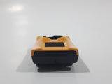 Unknown Brand "Racing" Yellow Die Cast Toy Car Vehicle
