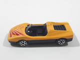 Unknown Brand "Racing" Yellow Die Cast Toy Car Vehicle