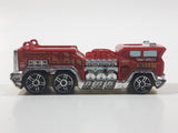 2011 Hot Wheels HW City Works 5 Alarm Fire Engine Ladder Truck Red Die Cast Toy Car Emergency Rescue Vehicle