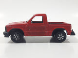 Vintage TootsieToys Chevy S010 Sport Truck Red Die Cast Toy Car Vehicle Broken Rear Axle Support