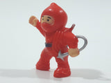 Soma Red Ninja Character 1 3/4" Tall Toy Figure