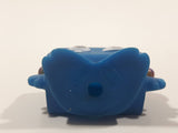 Oriental Trading Nanton 1015 Blue Monster Character Squishy Rubber 1 1/4" Tall Key Chain