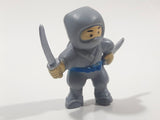 Soma Grey Ninja Character 1 3/4" Tall Toy Figure