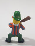 Vintage Applause Muppets Sesame Street Bert Baseball Player Holding A Bat Character 2 3/4" Tall Toy Figure
