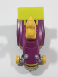 Vintage 1989 Peanuts Gang Pop Mobiles United Features Syndicate Woodstock Bird Character Plastic Toy Car Vehicle McDonald's Happy Meals Not Working