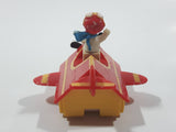 Vintage 1989 Peanuts Gang Pop Mobiles United Features Syndicate Snoopy Flying Ace Doghouse Plastic Toy McDonald's Happy Meals Not Working