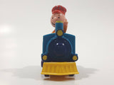 1989 Peanuts Charlie Brown Cartoon Character in Pullback Motorized Friction Toy Train Vehicle McDonald's Happy Meal Not Working Missing Rear Tires