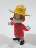 1994 McDonald's Happy Meal Mickey & Friends Epcot Center Adventure At Walt Disney World Dale Chipmunk RCMP in Canada 2 3/4" Tall Toy Figure