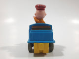 1989 Peanuts Charlie Brown Cartoon Character in Pullback Motorized Friction Toy Train Vehicle McDonald's Happy Meal Not Working