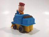 1989 Peanuts Charlie Brown Cartoon Character in Pullback Motorized Friction Toy Train Vehicle McDonald's Happy Meal Not Working