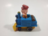 1989 Peanuts Charlie Brown Cartoon Character in Pullback Motorized Friction Toy Train Vehicle McDonald's Happy Meal Not Working