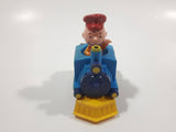 1989 Peanuts Charlie Brown Cartoon Character in Pullback Motorized Friction Toy Train Vehicle McDonald's Happy Meal Not Working