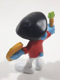 2011 McDonald's Peyo "Painter" Artist Smurfs 2 3/4" PVC Toy Figure