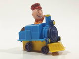 1989 Peanuts Charlie Brown Cartoon Character in Pullback Motorized Friction Toy Train Vehicle McDonald's Happy Meal Not Working Missing Rear Tires