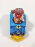 1989 Peanuts Charlie Brown Cartoon Character in Pullback Motorized Friction Toy Train Vehicle McDonald's Happy Meal Not Working Missing Rear Tires