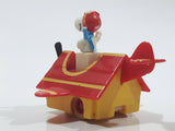 Vintage 1989 Peanuts Gang Pop Mobiles United Features Syndicate Snoopy Flying Ace Doghouse Plastic Toy McDonald's Happy Meals Not Working