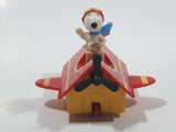 Vintage 1989 Peanuts Gang Pop Mobiles United Features Syndicate Snoopy Flying Ace Doghouse Plastic Toy McDonald's Happy Meals Not Working