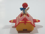 Vintage 1989 Peanuts Gang Pop Mobiles United Features Syndicate Snoopy Flying Ace Doghouse Plastic Toy McDonald's Happy Meals Not Working