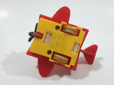 Vintage 1989 Peanuts Gang Pop Mobiles United Features Syndicate Snoopy Flying Ace Doghouse Plastic Toy McDonald's Happy Meals Not Working