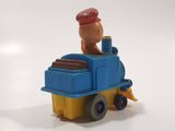 1989 Peanuts Charlie Brown Cartoon Character in Pullback Motorized Friction Toy Train Vehicle McDonald's Happy Meal Not Working