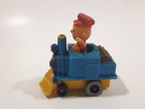 1989 Peanuts Charlie Brown Cartoon Character in Pullback Motorized Friction Toy Train Vehicle McDonald's Happy Meal Not Working