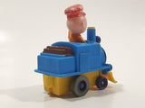 1989 Peanuts Charlie Brown Cartoon Character in Pullback Motorized Friction Toy Train Vehicle McDonald's Happy Meal Not Working